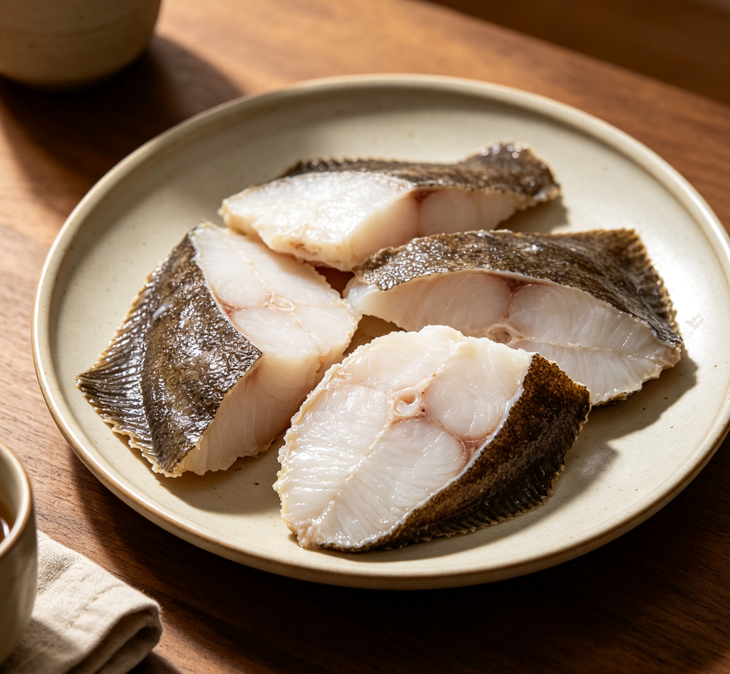 Freshly Sliced Flounder Fillets